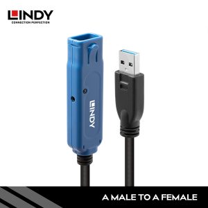 Kabel Extension USB 3.0, Type A to Type A, Aktif, 10M