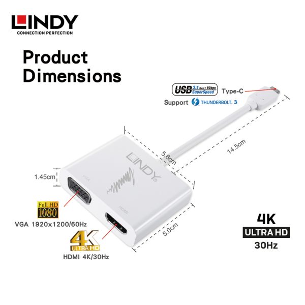 CONVERTER TYPE C TO HDMI / VGA - Image 2