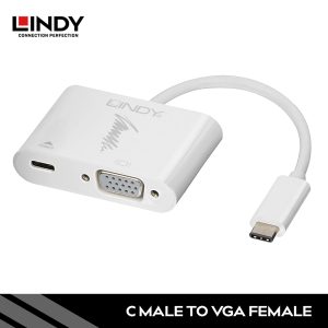 CONVERTER TYPE C TO VGA DENGAN POWER DELIVERY