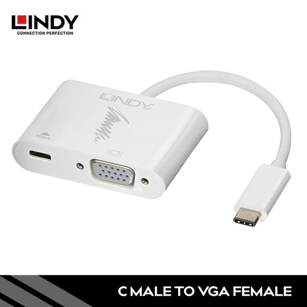 CONVERTER TYPE C TO VGA DENGAN POWER DELIVERY