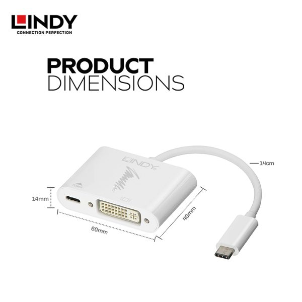 CONVERTER TYPE C TO DVI DENGAN POWER DELIVERY - Image 3