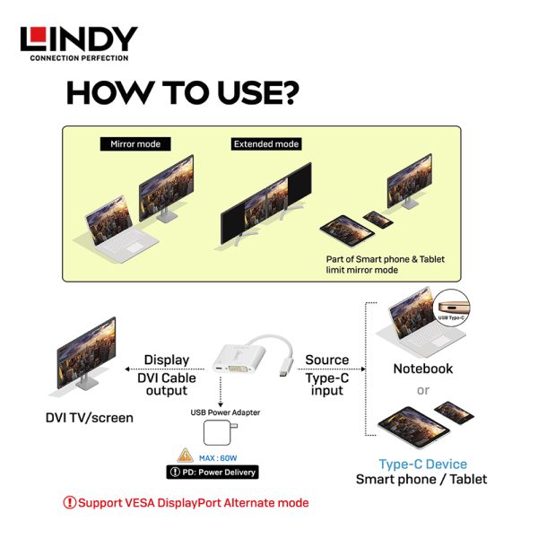 CONVERTER TYPE C TO DVI DENGAN POWER DELIVERY - Image 4