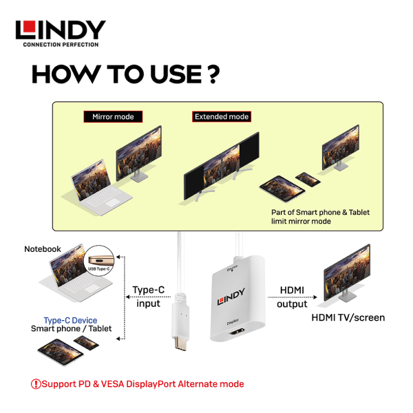 Converter Type C to HDMI dengan Power Delivery - Image 3