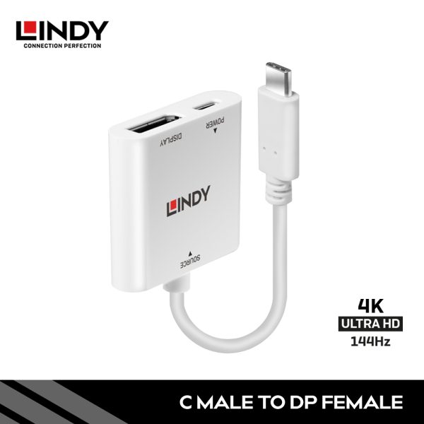 Converter Type C to DisplayPort dengan Power Delivery