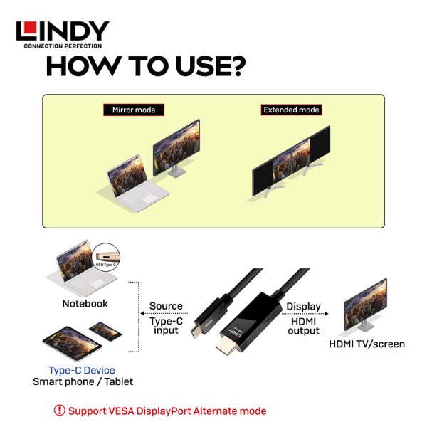 KABEL ADAPTER TYPE C TO HDMI, 2M - Image 4