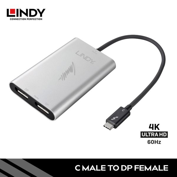 CONVERTER THUNDERBOLT 3 TO DUAL DISPLAYPORT
