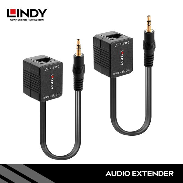 Extender Audio Analog 3.5MM, CAT6, 100M