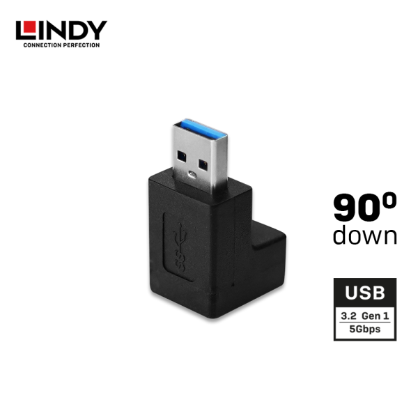Adapter USB 3.2 Gen 1 Type A to Type A Down Angle 90 Degree - Image 3