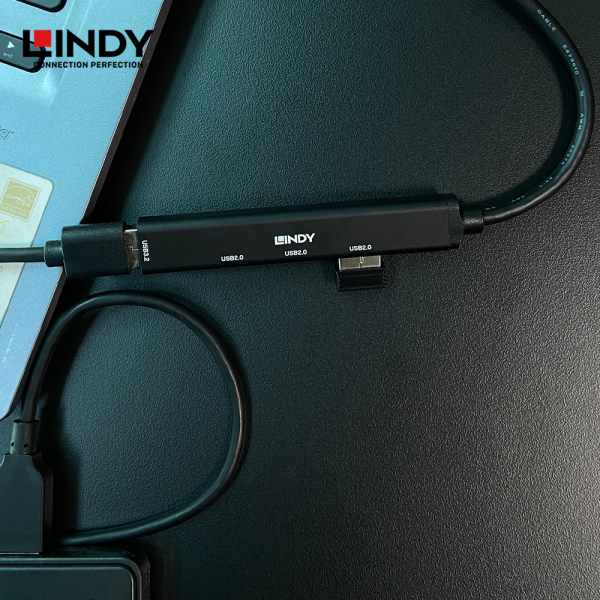 USB Hub, USB 3.2 Gen 1, 4 Port, Type C to Hub - Image 2