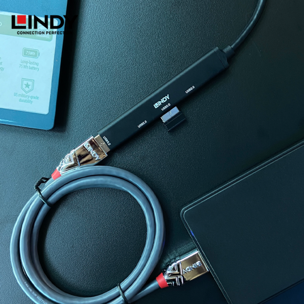 USB Hub, USB 3.2 Gen 1, 4 Port, Type C to Hub - Image 3