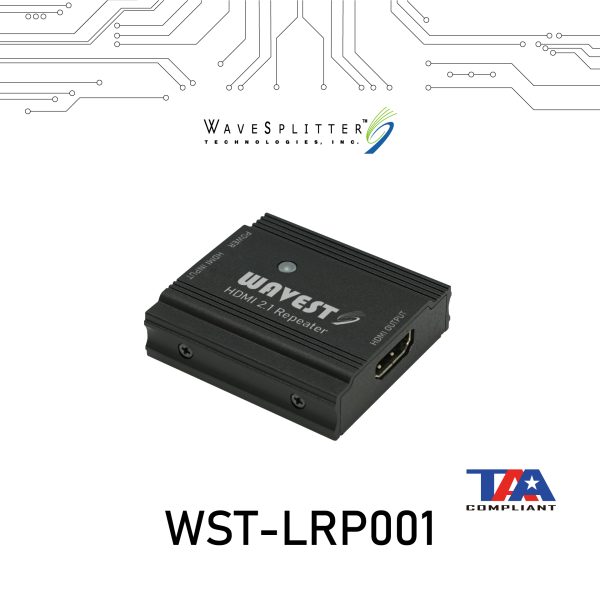 8K@60Hz HDMI 2.1 Repeater with Power