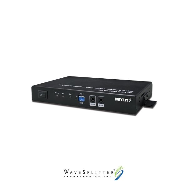 HDMI & IR 1080p 1 In 4 Out Extension Splitter with Hdmi Out Transmitter, 50M - Image 3