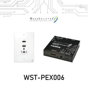 HDMI 4K@60Hz & IR over single CAT.6 US wall plate Extender Kit, 70M