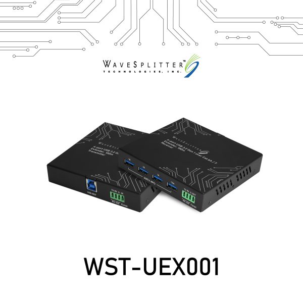 4 Port USB 3.2 Gen 1 over Cat.6A/7 Extender, 100m