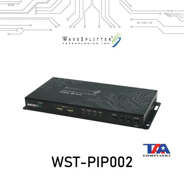 4K@60Hz HDR 10G AV over IP Receiver