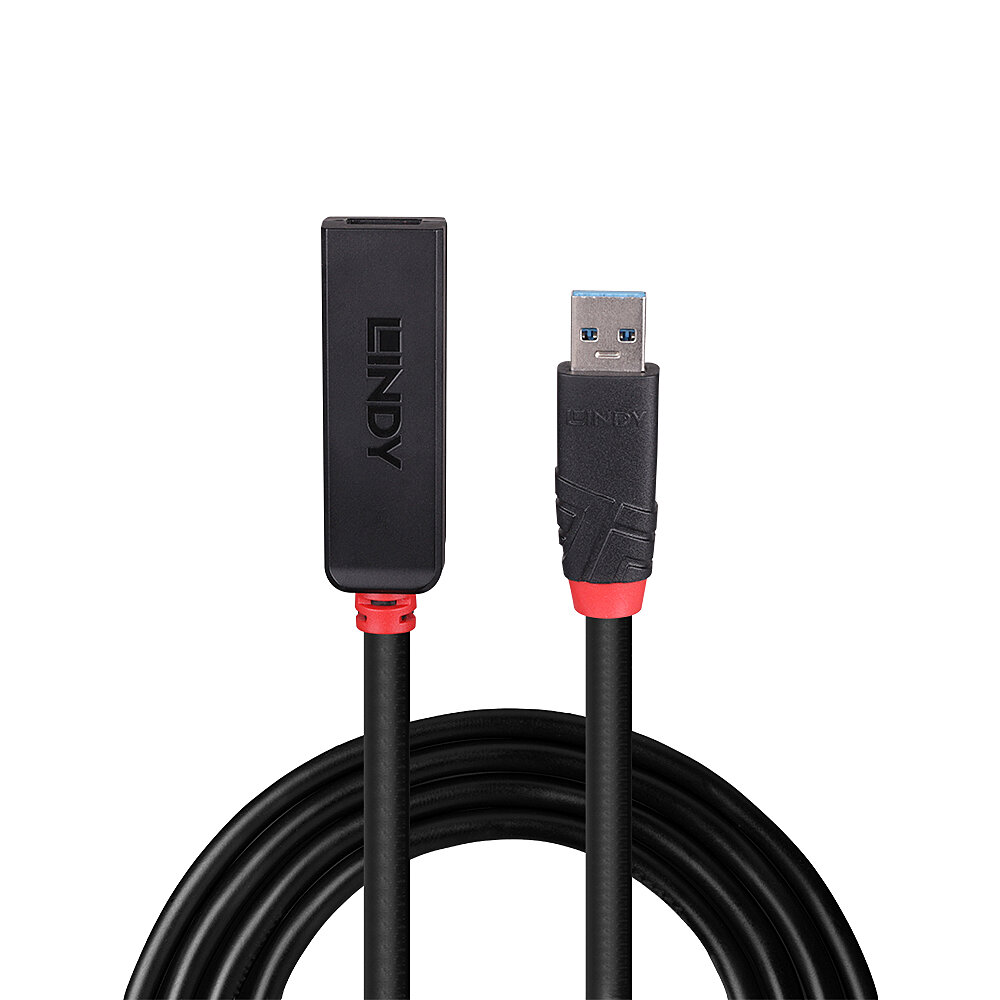 LINDY Kabel USB 3.0 Active Extension 3M 5Gbps USB Extender Original - Image 3